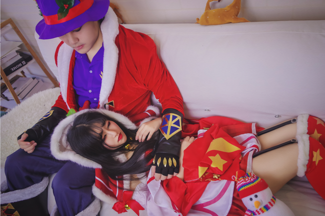 Cosplay福利/王者cos/王者荣耀CP貂蝉吕布cosplay图集