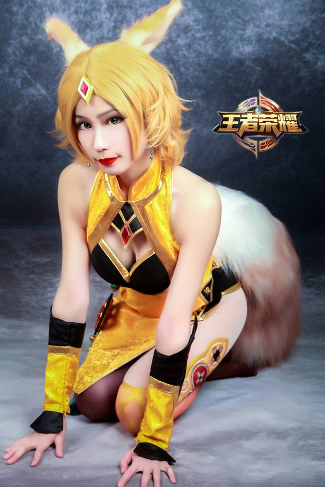 Cosplay福利/王者cos/巨乳美女王者荣耀妲己cosplay私房美图