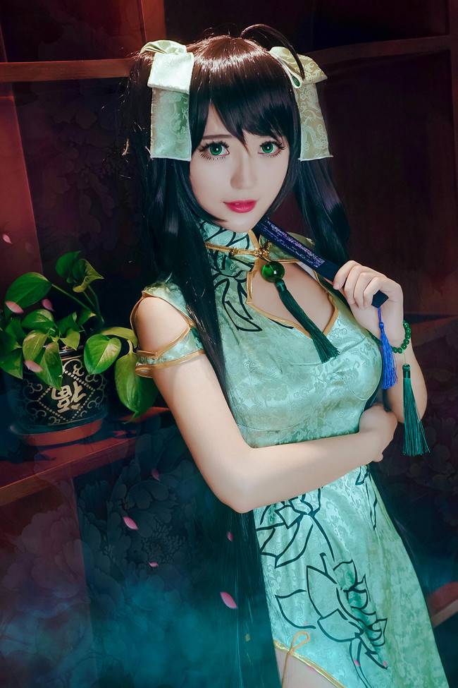 Cosplay福利/王者cos/王者荣耀孙尚香黑丝美腿cosplay图片