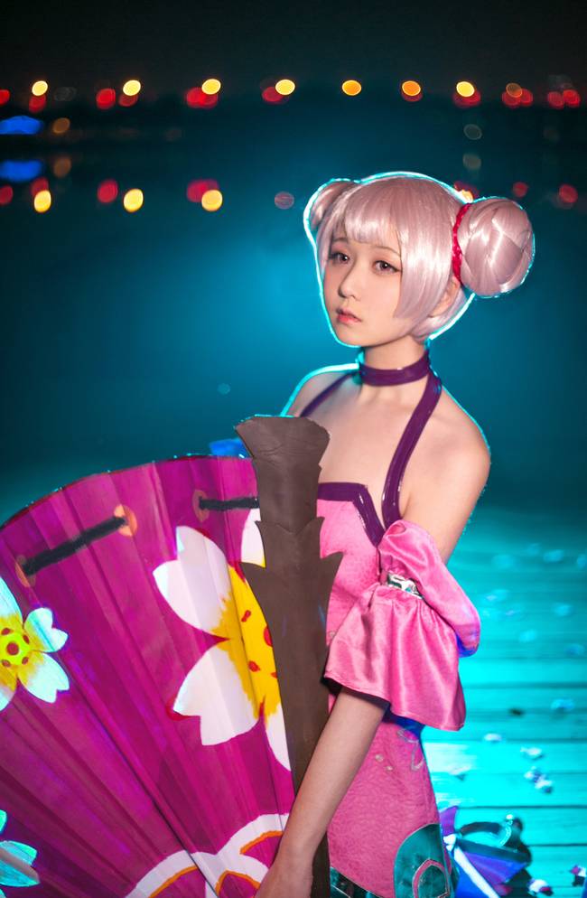Cosplay福利/王者cos/王者荣耀小乔旗袍白丝cosplay美图