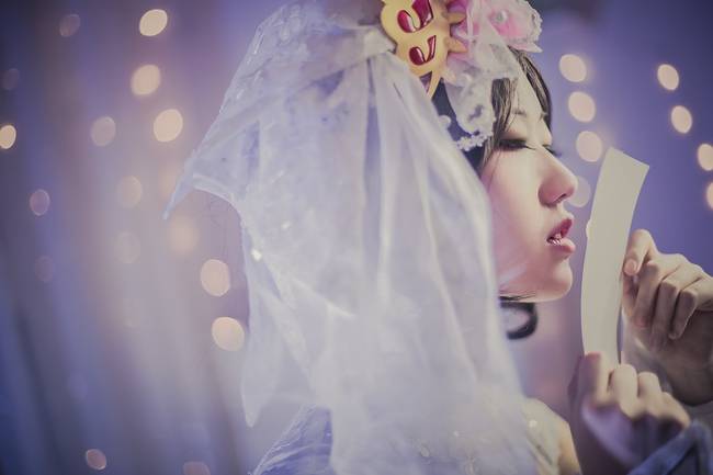 Cosplay福利/王者cos/王者荣耀小乔婚纱唯美cosplay图片
