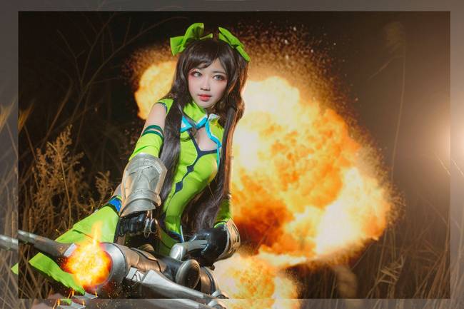 Cosplay福利/王者cos/小萝莉王者荣耀cosplay孙尚香美图