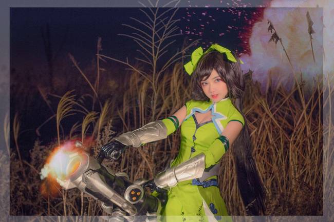 Cosplay福利/王者cos/小萝莉王者荣耀cosplay孙尚香美图