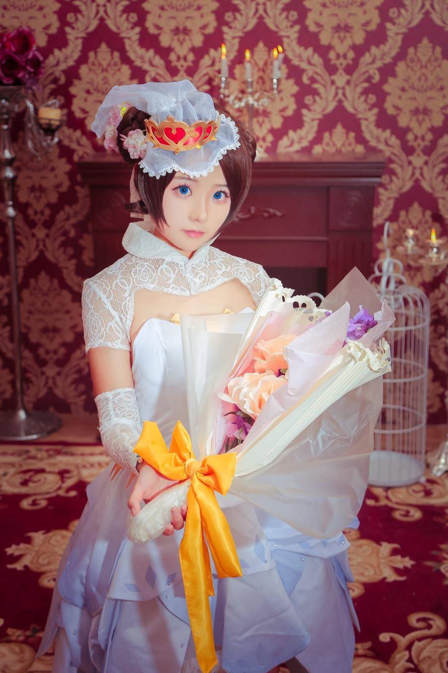 Cosplay福利/王者荣耀cosplay小乔花嫁唯美图片