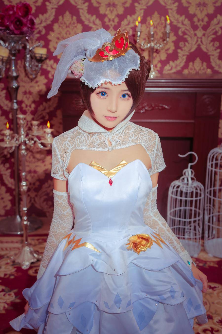 Cosplay福利/王者荣耀cosplay小乔花嫁唯美图片