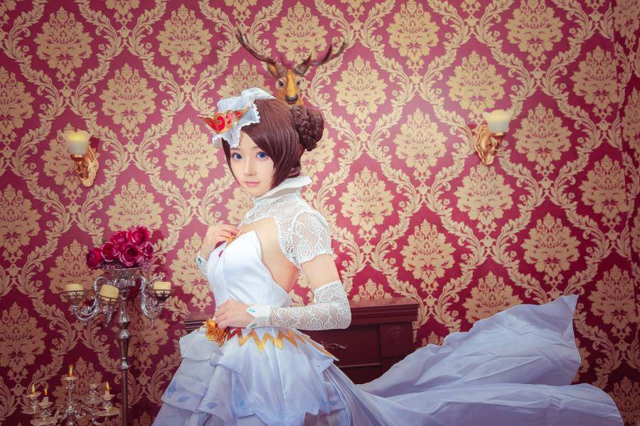 Cosplay福利/王者荣耀cosplay小乔花嫁唯美图片