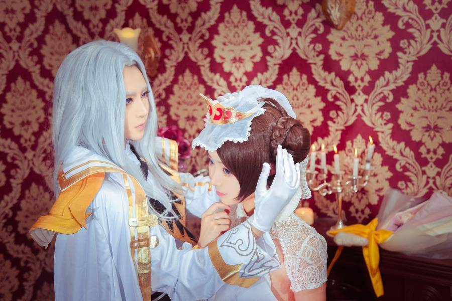 Cosplay福利/王者荣耀cosplay小乔花嫁唯美图片