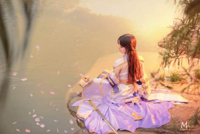 Cosplay福利/王者cos/王者荣耀紫霞仙子露娜cosplay美图