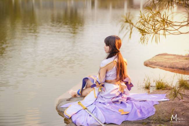 Cosplay福利/王者cos/王者荣耀紫霞仙子露娜cosplay美图