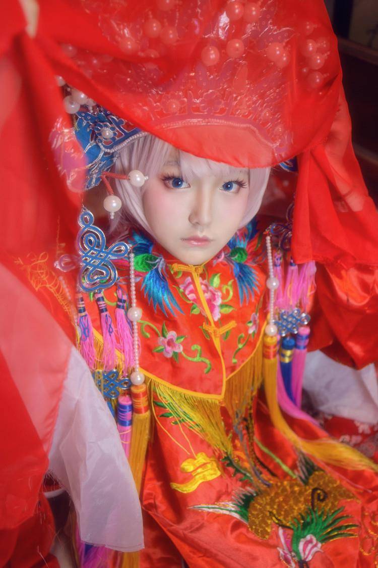 Cosplay福利/王者荣耀cosplay小乔私设嫁妆古典美图