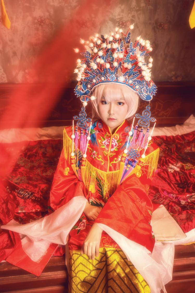 Cosplay福利/王者荣耀cosplay小乔私设嫁妆古典美图