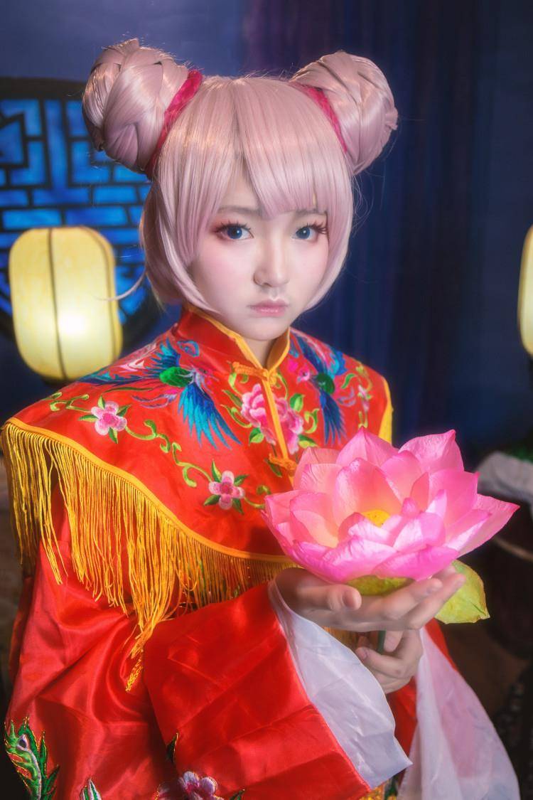 Cosplay福利/王者荣耀cosplay小乔私设嫁妆古典美图