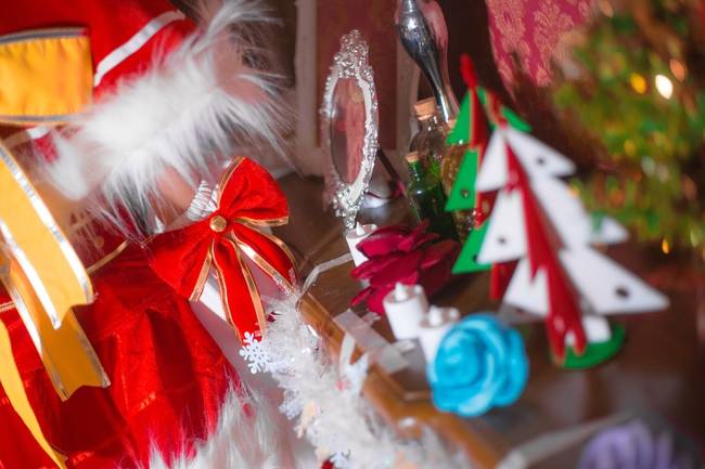 Cosplay福利/王者cos/王者荣耀圣诞貂蝉cosplay唯美图片