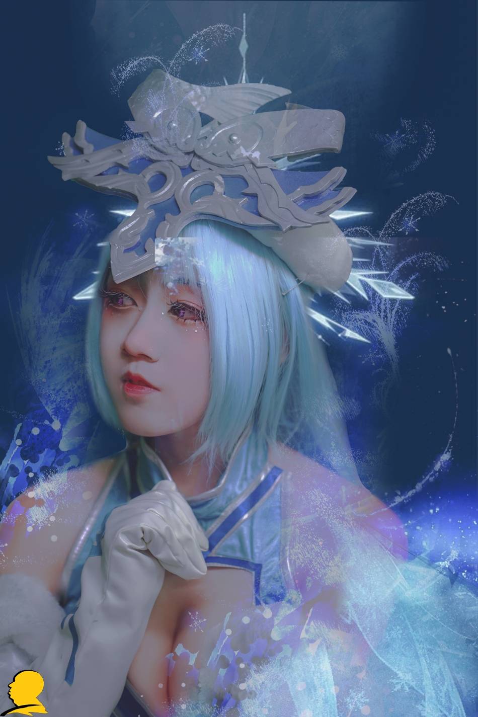 Cosplay福利/王者cos/王者荣耀cosplay冰雪女王王昭君唯美图片