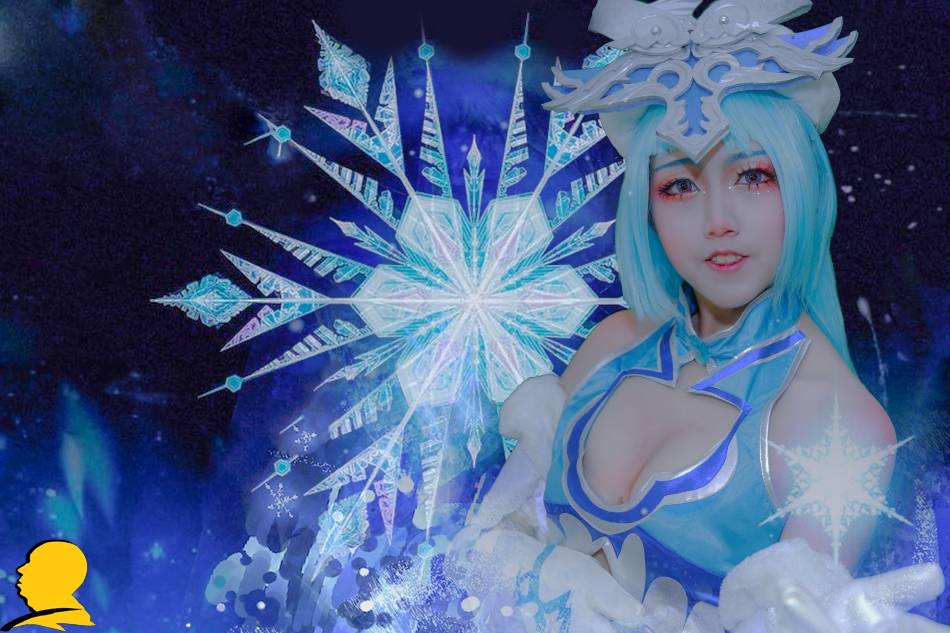 Cosplay福利/王者cos/王者荣耀cosplay冰雪女王王昭君唯美图片