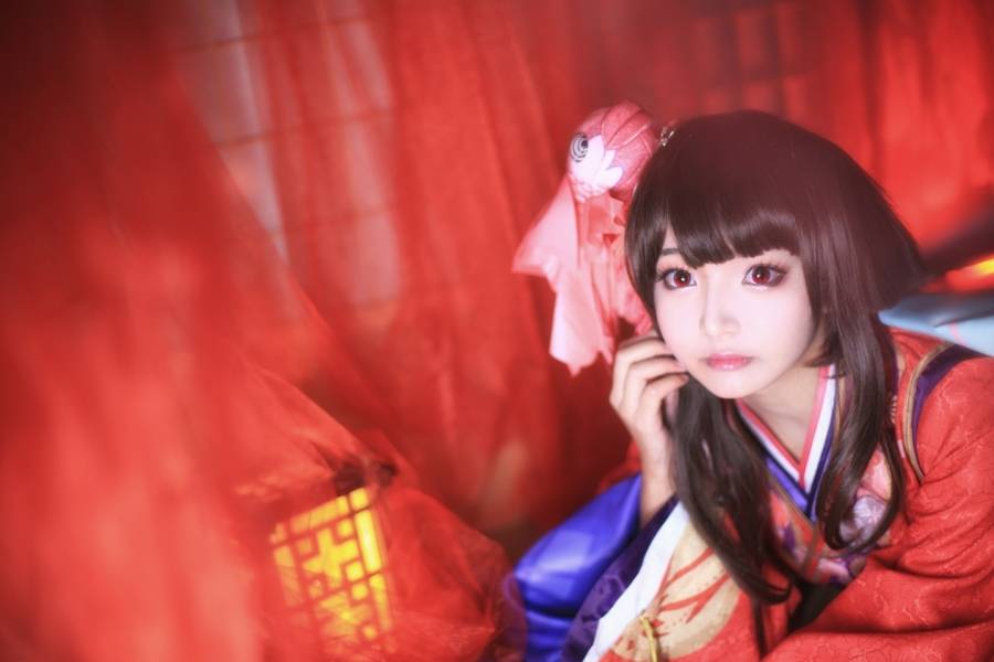 Cosplay福利/元气少女美腿诱惑 阴阳师cosplay神乐美图