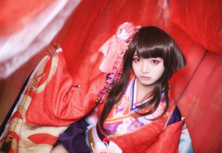 Cosplay福利/元气少女美腿诱惑 阴阳师cosplay神乐美图