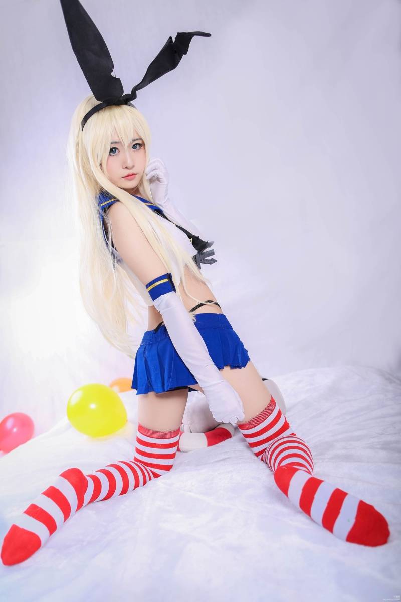 Cosplay福利/性感美女舰娘岛风cosplay私房写真
