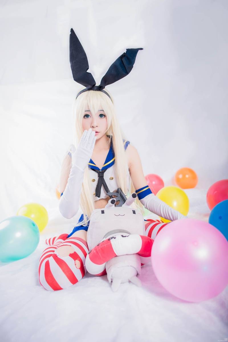 Cosplay福利/性感美女舰娘岛风cosplay私房写真