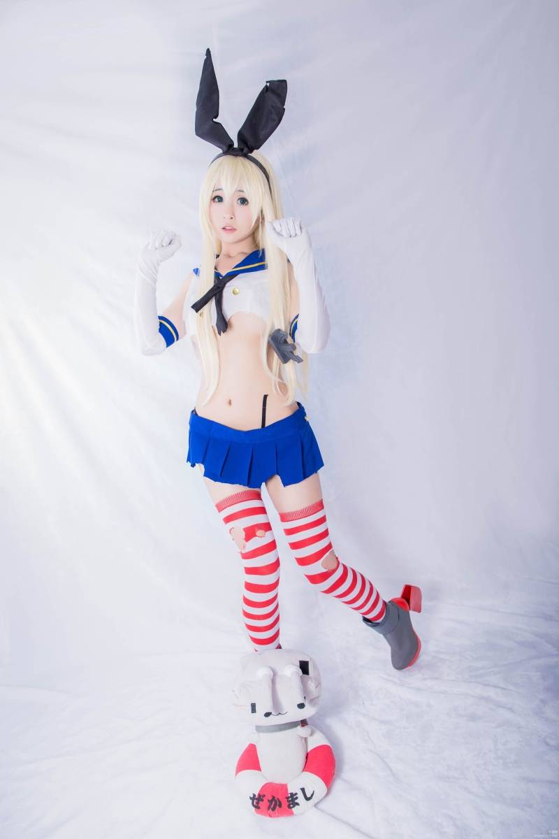 Cosplay福利/性感美女舰娘岛风cosplay私房写真