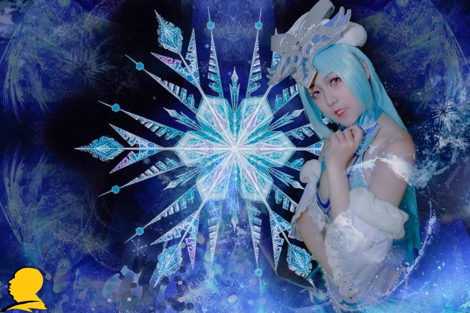 Cosplay福利/王者cos/王者荣耀cosplay冰雪女王王昭君唯美图片