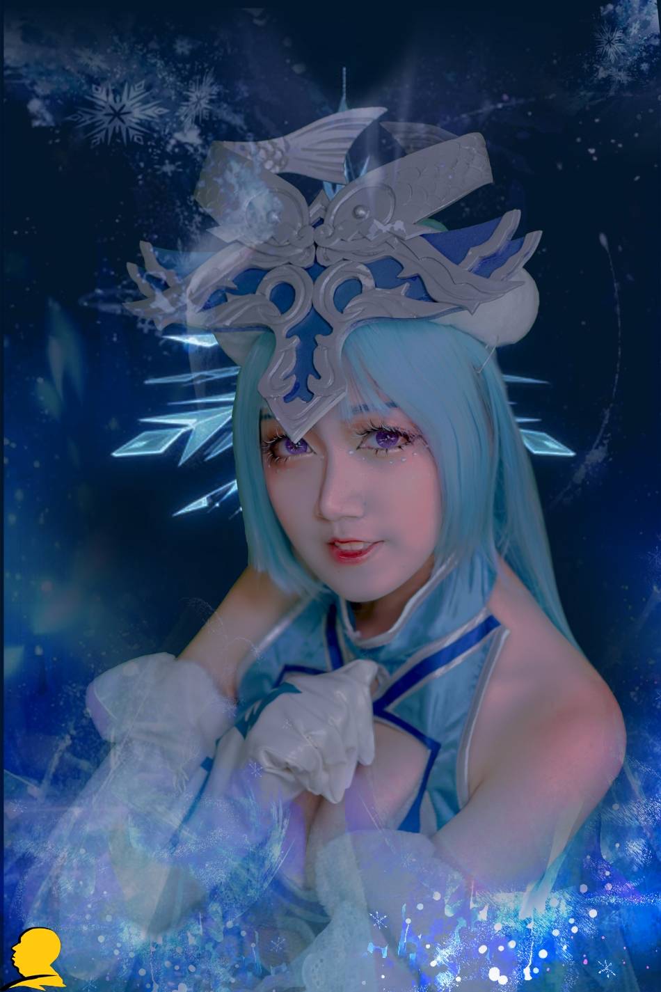 Cosplay福利/王者cos/王者荣耀cosplay冰雪女王王昭君唯美图片