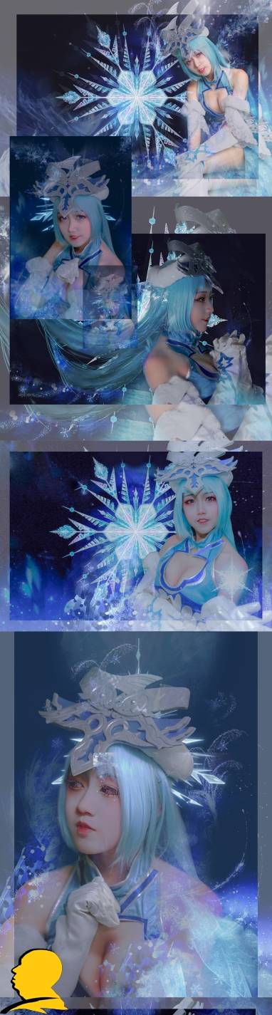 Cosplay福利/王者cos/王者荣耀cosplay冰雪女王王昭君唯美图片