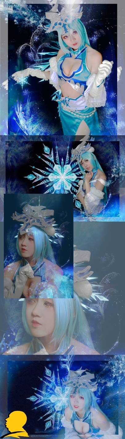 Cosplay福利/王者cos/王者荣耀cosplay冰雪女王王昭君唯美图片
