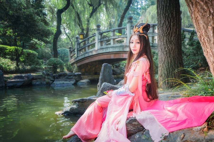 Cosplay福利/古典美女剑网三儒风秀娘cosplay唯美图片