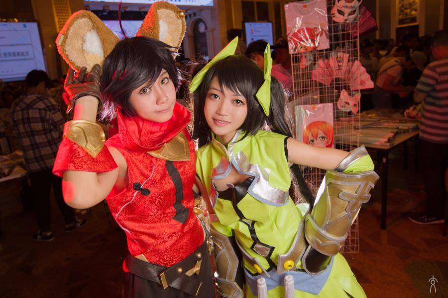 Cosplay福利/漫展王者荣耀孙尚香李元芳cos图片作品