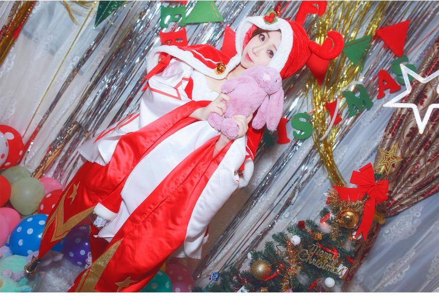 Cosplay福利/王者荣耀圣诞恋歌貂蝉cos唯美图片