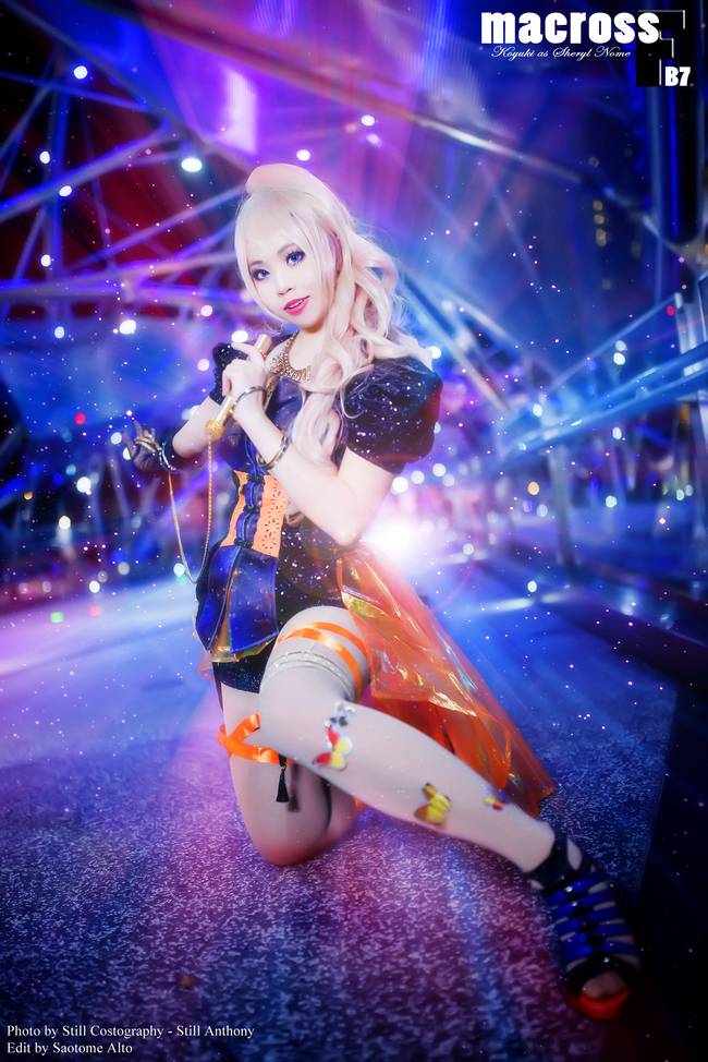 Cosplay福利/白皙美女超时空要塞雪莉露·诺姆梦幻炫酷cosplay美图