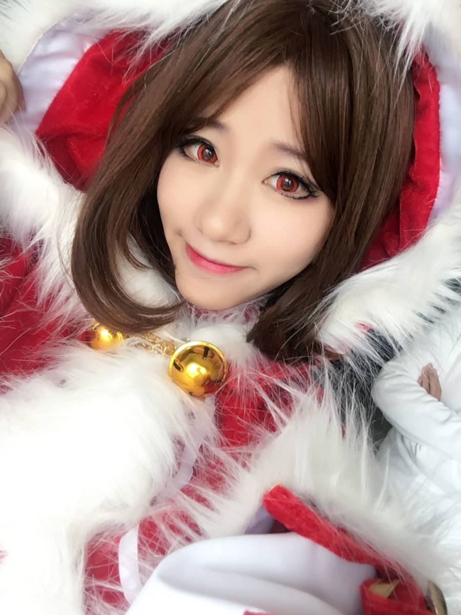 Cosplay福利/王者荣耀圣诞恋歌貂蝉cos美女图片