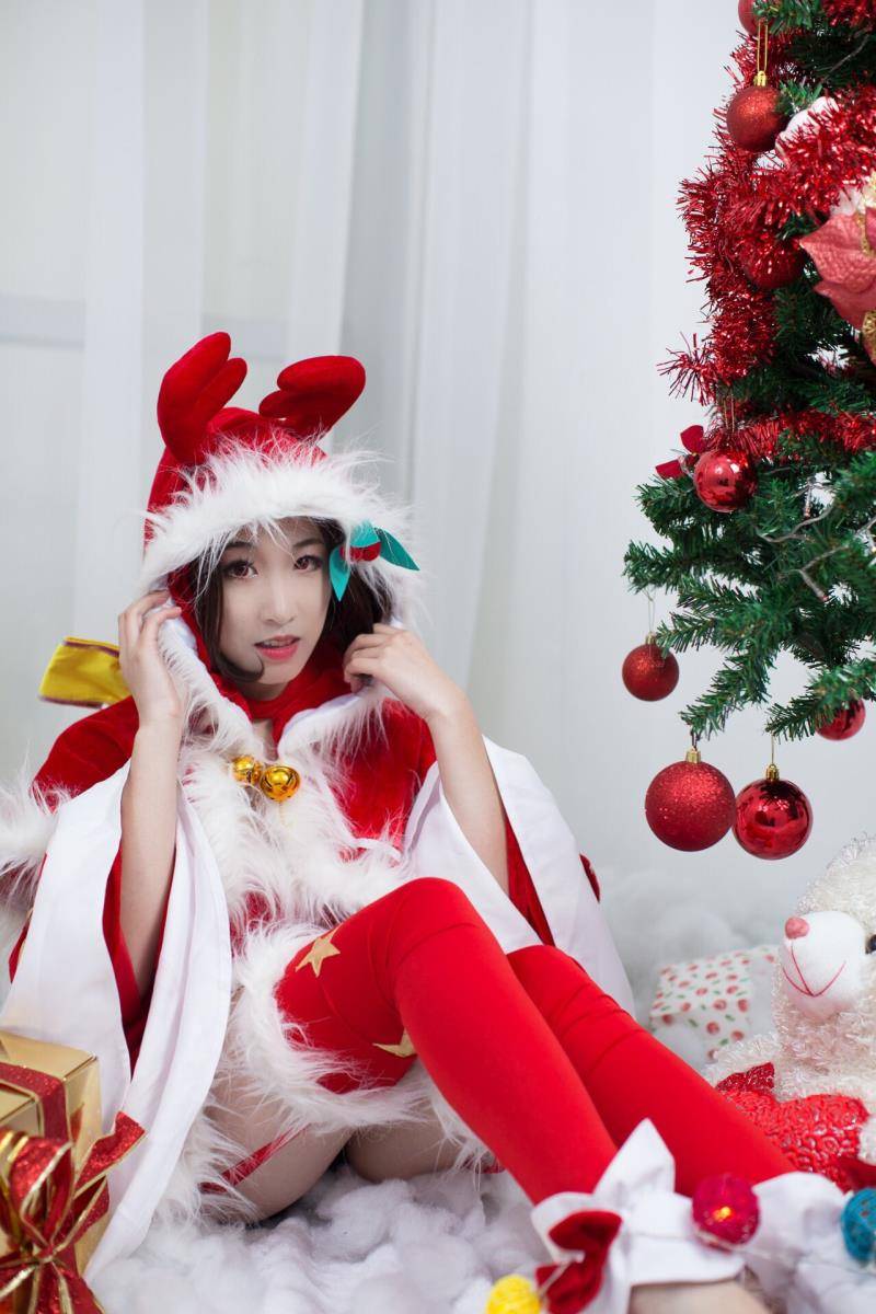 Cosplay福利/王者荣耀圣诞恋歌貂蝉cos唯美图片