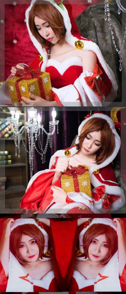 Cosplay福利/王者荣耀圣诞恋歌貂蝉cos美女图片