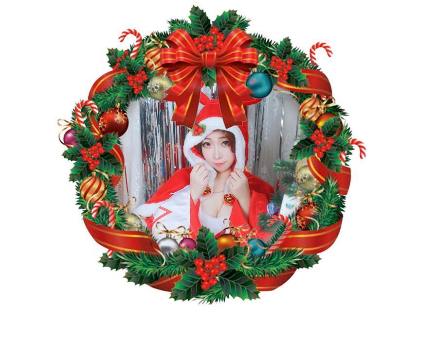 Cosplay福利/王者荣耀圣诞恋歌貂蝉cos唯美图片