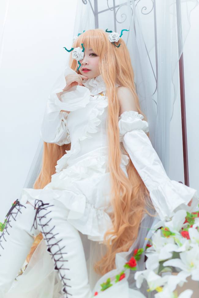 Cosplay福利/可人萝莉蔷薇少女雪华绮晶cosplay写真美图