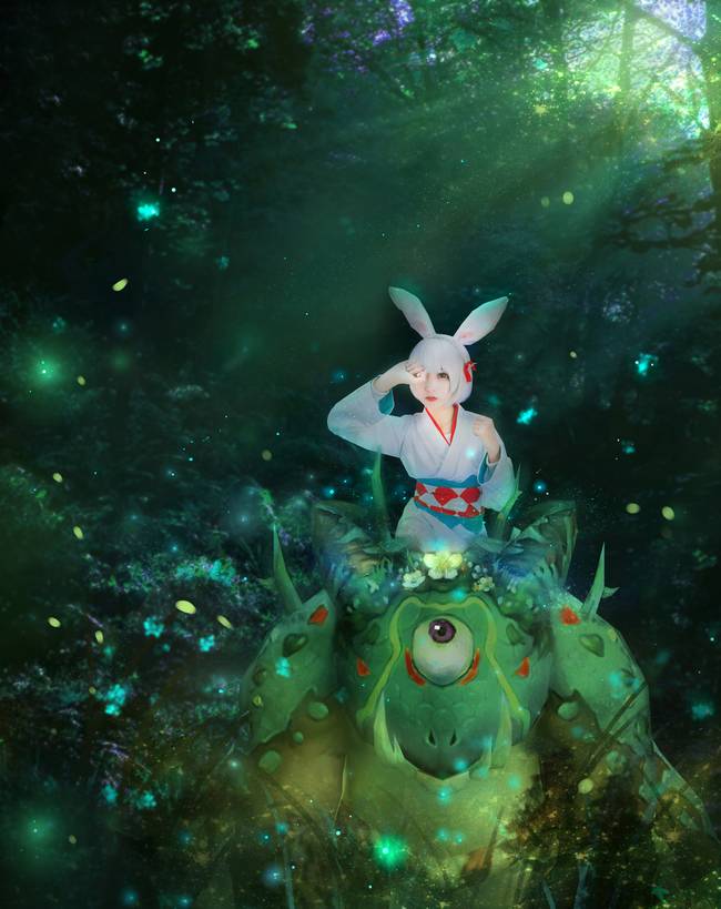 Cosplay福利/可爱萝莉阴阳师cosplay山兔唯美图片