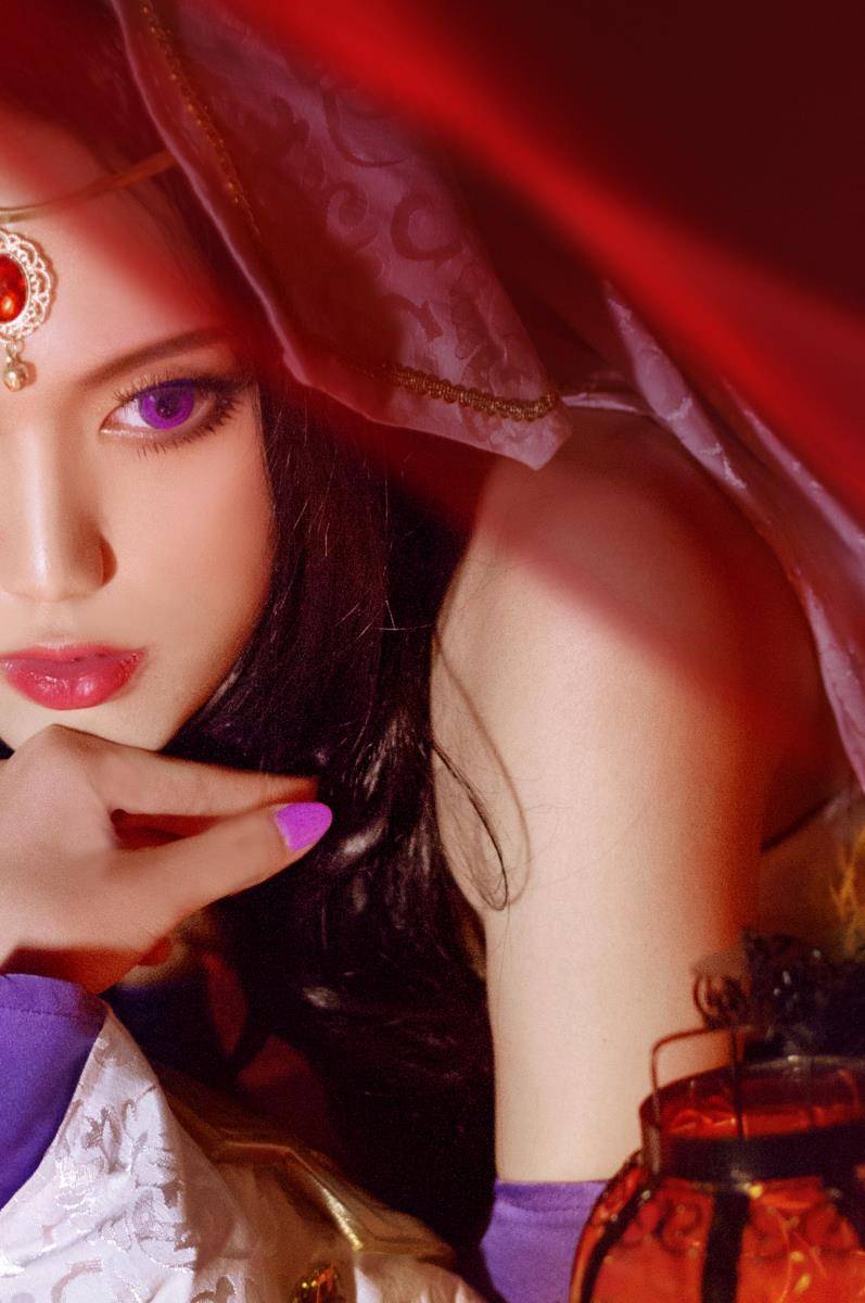Cosplay福利/王者荣耀异域舞娘风情貂蝉cos美女图片