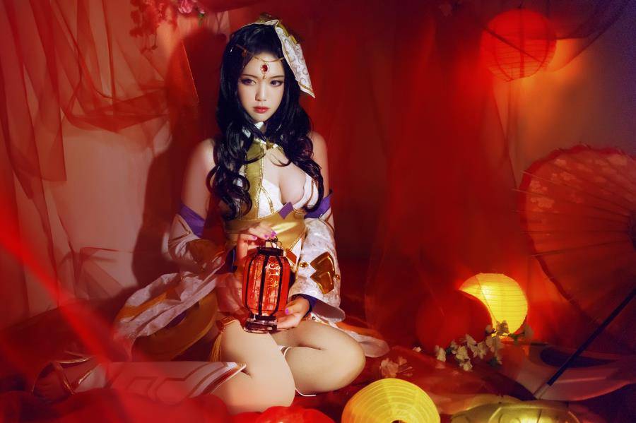 Cosplay福利/王者荣耀异域舞娘风情貂蝉cos美女图片