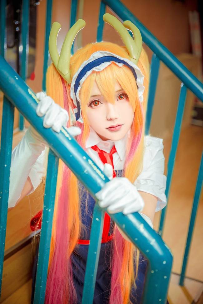 Cosplay福利/二次元萝莉小林家的龙女仆cosplay美图