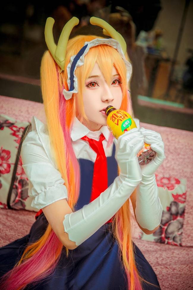 Cosplay福利/二次元萝莉小林家的龙女仆cosplay美图