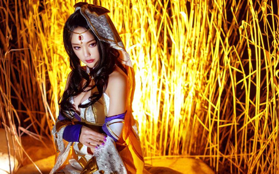 Cosplay福利/王者荣耀异域舞娘风情貂蝉cos美女图片