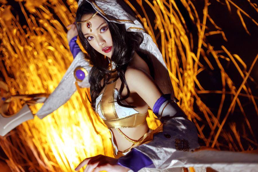 Cosplay福利/王者荣耀异域舞娘风情貂蝉cos美女图片