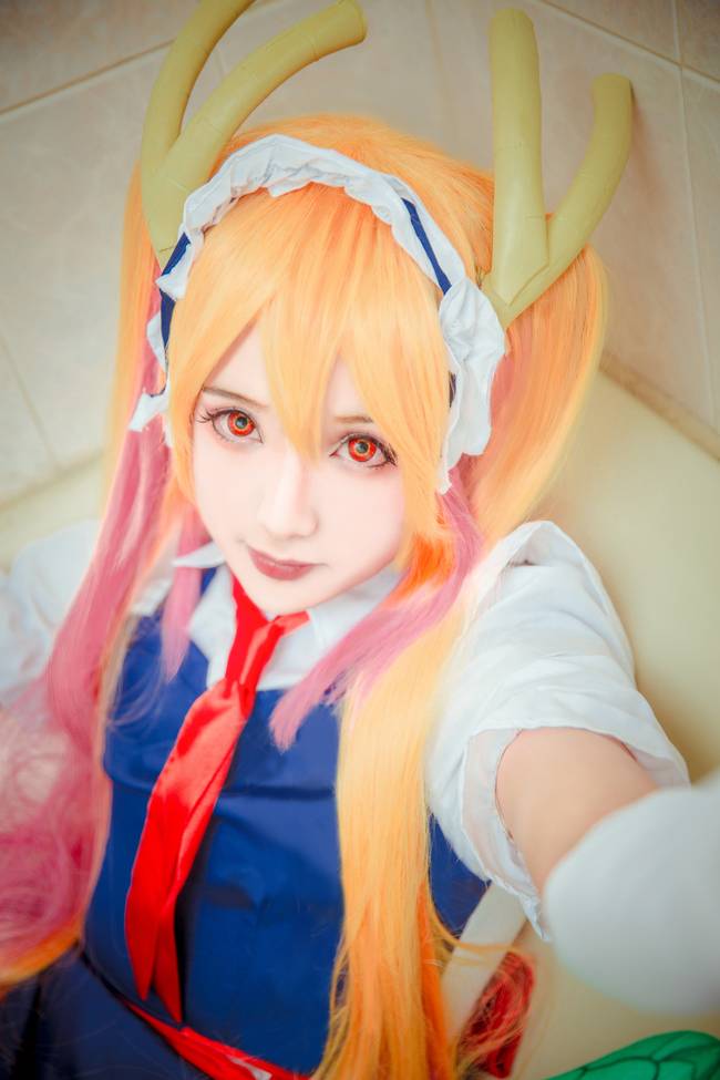 Cosplay福利/二次元萝莉小林家的龙女仆cosplay美图