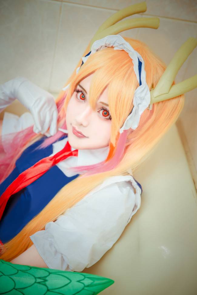 Cosplay福利/二次元萝莉小林家的龙女仆cosplay美图