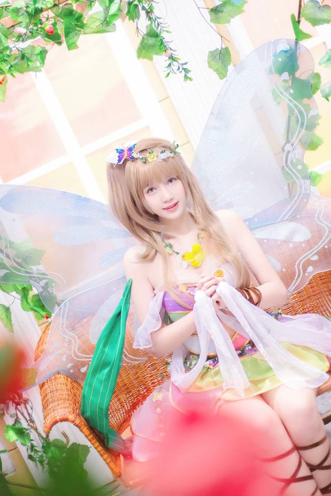 Cosplay福利/元气美少女LoveLive!南小鸟灵动小精灵cosplay图片
