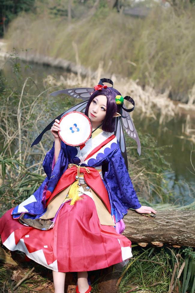 Cosplay福利/阴阳师梦境世界的蝴蝶精cosplay图片