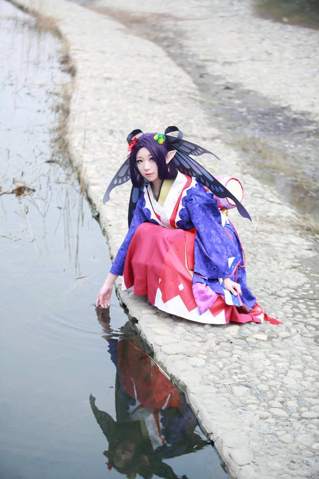 Cosplay福利/阴阳师梦境世界的蝴蝶精cosplay图片
