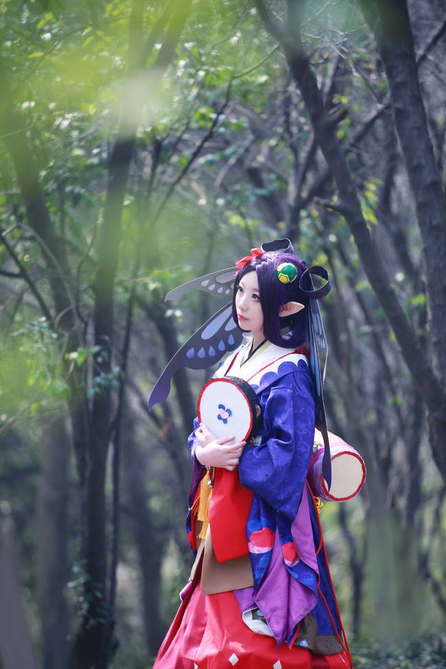 Cosplay福利/阴阳师梦境世界的蝴蝶精cosplay图片